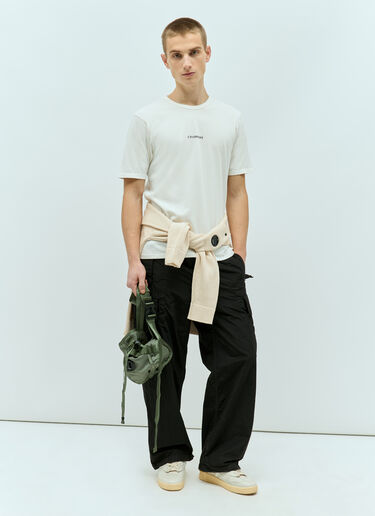 C.P. Company 24/1 로고 프린트 티셔츠  화이트 pco0155021