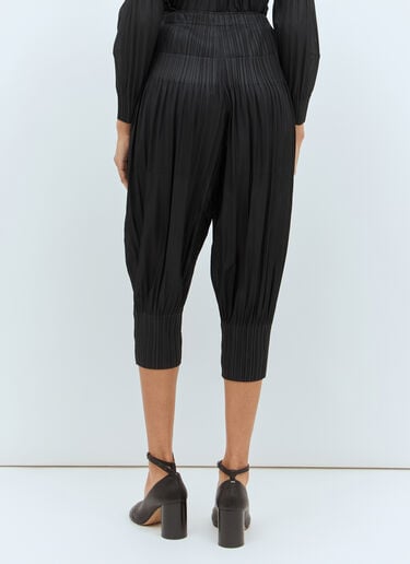 Fluffy Tapered Pants Pleats Please Issey Miyake Fluffy Tapered Pants Black plp0258011