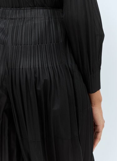 Fluffy Tapered Pants Pleats Please Issey Miyake Fluffy Tapered Pants Black plp0258011