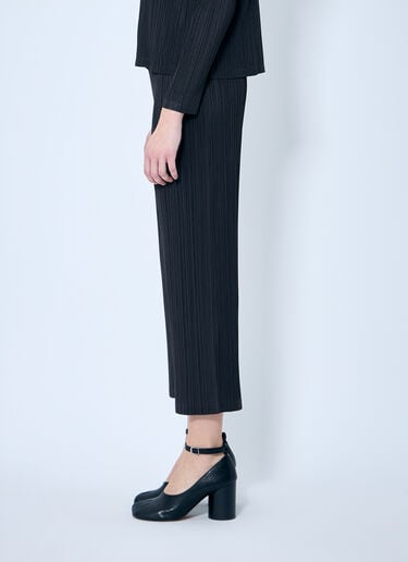 Pleated Cropped Pants Pleats Please Issey Miyake Pleated Cropped Pants Brown plp0259011
