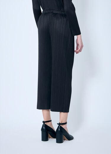 Pleated Cropped Pants Pleats Please Issey Miyake Pleated Cropped Pants Brown plp0259011