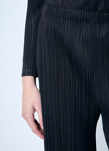 Pleated Cropped Pants Pleats Please Issey Miyake Pleated Cropped Pants Brown plp0259011
