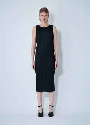 Pleats Please Issey Miyake 플리츠 미디 원피스  블랙 plp0260019
