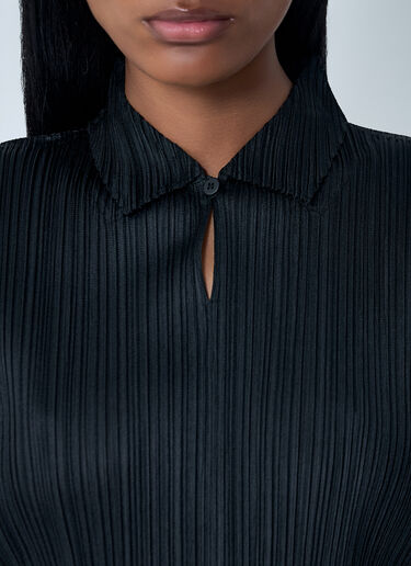 Pleated Shirt Pleats Please Issey Miyake Pleated Shirt Black plp0262009