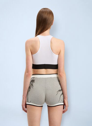 Logo Print Tank Top Palm Angels Logo Print Tank Top White pma0260060