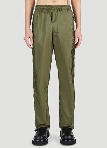 Re-Nylon 사이드 지퍼 팬츠 Prada Re-Nylon 사이드 지퍼 팬츠 그린 pra0152037