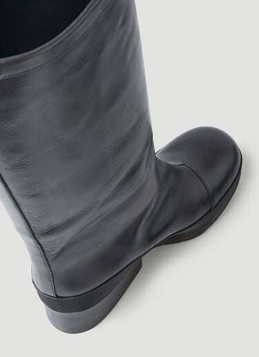 Block Heel Boots Raf Simons Block Heel Boots Black raf0150016