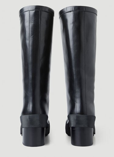 Raf Simons 라운드 토 부츠 블랙 raf0250011