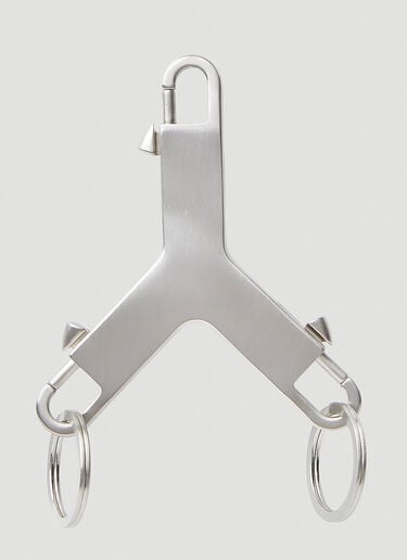 Rick Owens 케르베로스 키링 실버 ric0153038