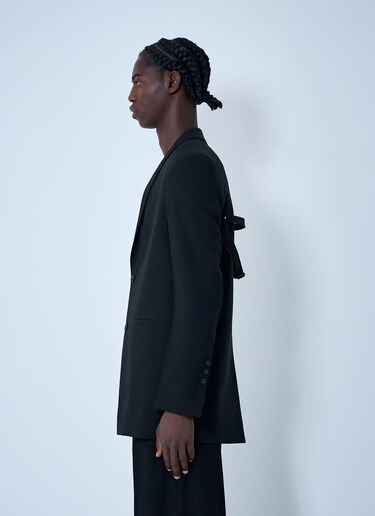 Rick Owens Single-Breasted Blazer Black ric0161019