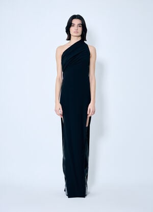 Rick Owens Athena Maxi Dress Black ric0259004