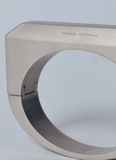 Beveled Bangle Rick Owens Beveled Bangle Silver ric0259027