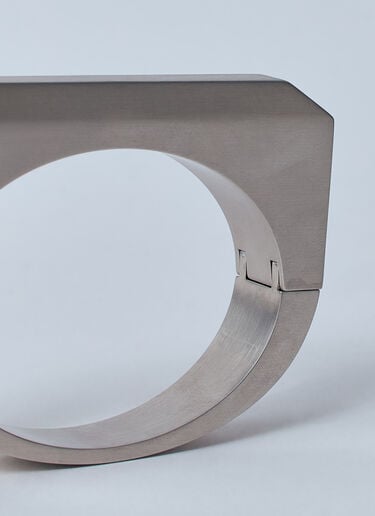 Beveled Bangle Rick Owens Beveled Bangle Silver ric0259027