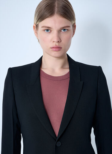 Rick Owens Extreme Soft Single-Breasted Blazer Black ric0261001