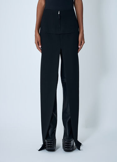 Rick Owens Sliced Maxi Skirt Black ric0262005