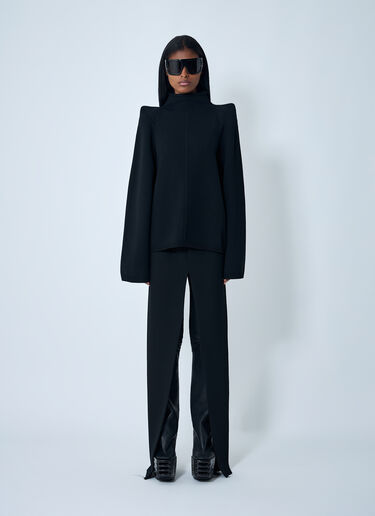 Rick Owens Sliced Maxi Skirt Black ric0262005