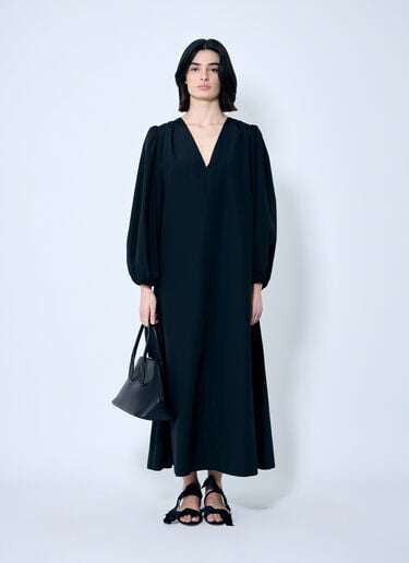 Beauvoir Midi Dress The Row Beauvoir Midi Dress Black row0259003