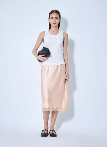 Irene 桑蚕丝半身裙 The Row Irene 桑蚕丝半身裙 橙色 row0260016