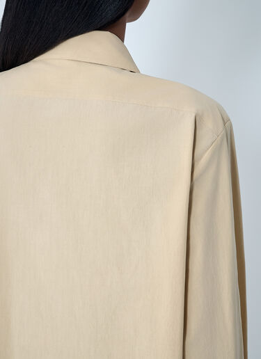 The Row Margan Shirt Beige row0262010