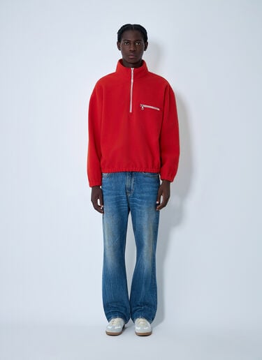 Zip-Up Fleece Sweatshirt RIER Zip-Up Fleece Sweatshirt Orange rrr0362001