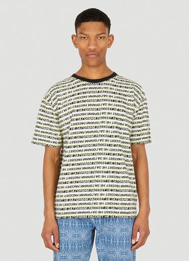 Logo Striped Jacquard T-Shirt Rassvet Logo Striped Jacquard T-Shirt Multicolour rsv0148010