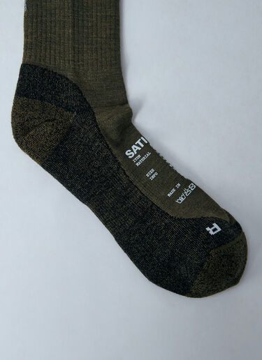 Satisfy Merino Nylon Tube Socks Green sat0160011