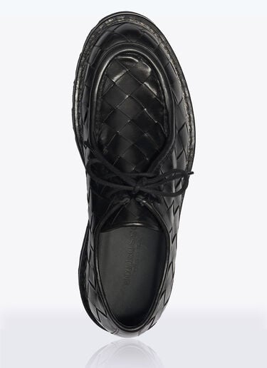 Scarosso Damiano Woven Lace-Up Shoes Black scr0158011