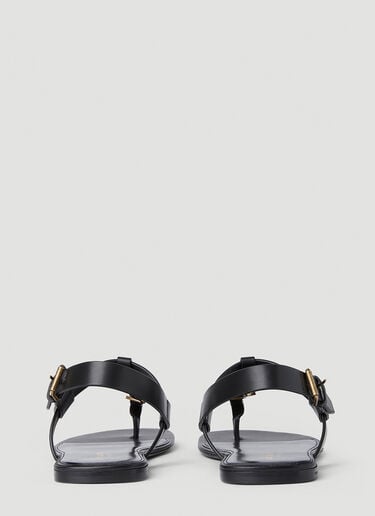 카산드라 로고 샌들 Saint Laurent 카산드라 로고 샌들 블랙 sla0151057