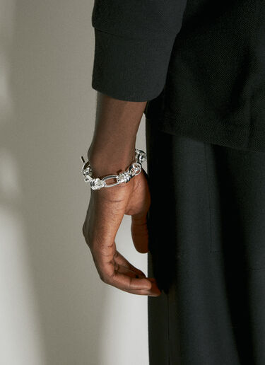 Saint Laurent Deco Chain Bracelet Silver sla0154060