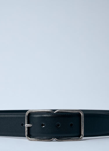 Saint Laurent Double Frame Belt Black sla0159031