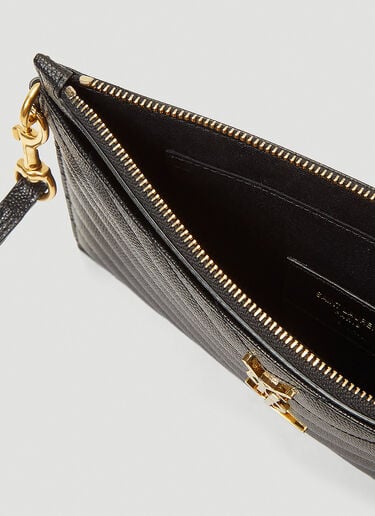 Saint Laurent Cassandre Matelassé Large Pouch Black sla0241092