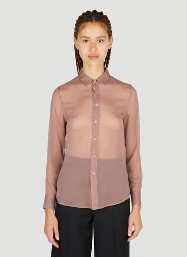 纽扣衬衫 Saint Laurent 纽扣衬衫 粉色 sla0251047