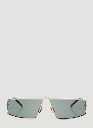 스퀘어 선글라스 Saint Laurent 스퀘어 선글라스 골드 sla0252107