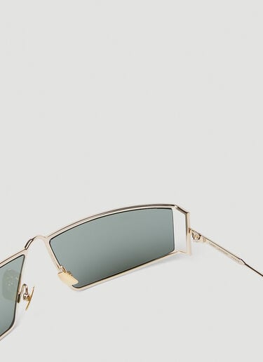 스퀘어 선글라스 Saint Laurent 스퀘어 선글라스 골드 sla0252107