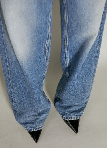 Saint Laurent Opyum 露跟浅口鞋 黑色 sla0254061