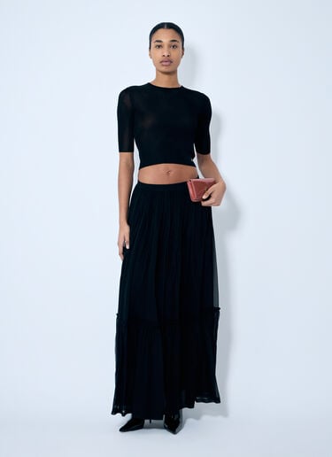 Cassandre Knit Top Saint Laurent Cassandre Knit Top Black sla0259017