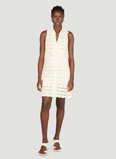 Embroidered Dress Sportmax Embroidered Dress White spx0252001