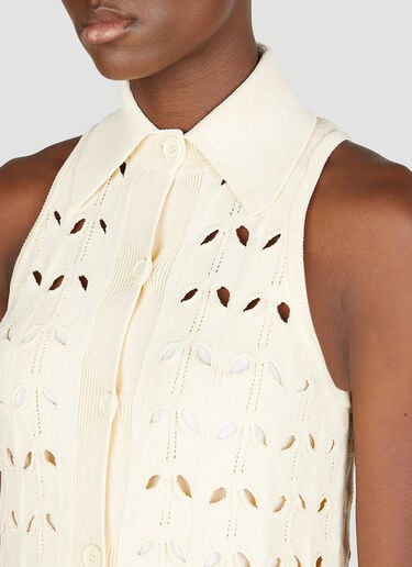 Embroidered Dress Sportmax Embroidered Dress White spx0252001
