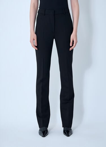 Sportmax 스트레치 마감 팬츠 블랙 spx0261002