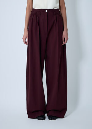 Sportmax Quito Pants Bordeaux spx0262007