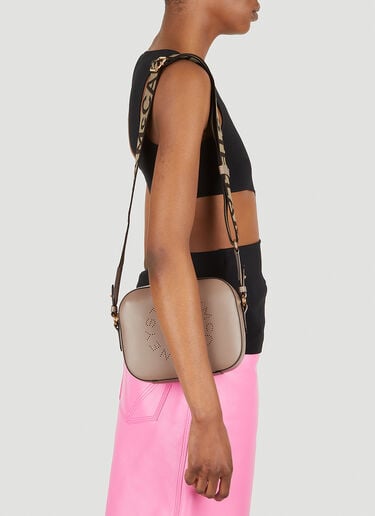 Stella McCartney 퍼포레이티드 스몰 카메라 숄더 백 베이지 stm0247027