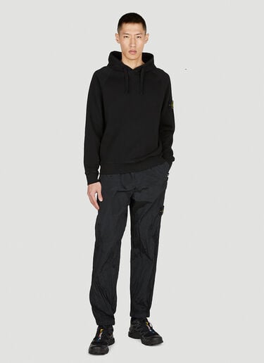 컴퍼스 패치 후드 스웨트셔츠 Stone Island 컴퍼스 패치 후드 스웨트셔츠 블랙 sto0152056
