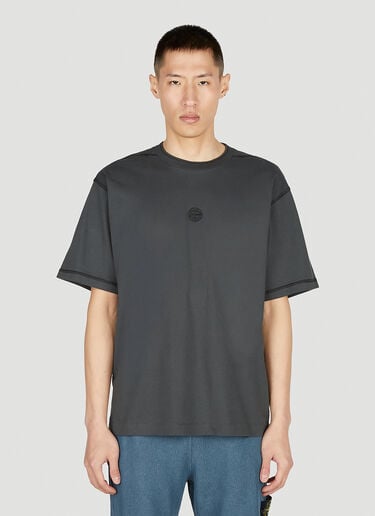 컴퍼스 자수 티셔츠 Stone Island 컴퍼스 자수 티셔츠 그레이 sto0152072