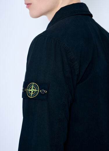 Cotton Overshirt Stone Island Cotton Overshirt Black sto0160011