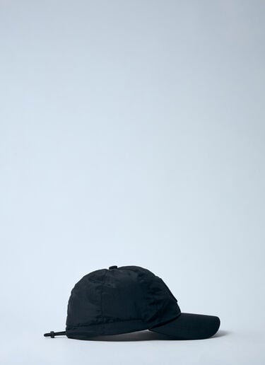 Stone Island Logo Motif Baseball Cap Black sto0160056