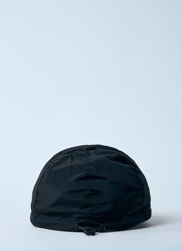 Stone Island Logo Motif Baseball Cap Black sto0160056