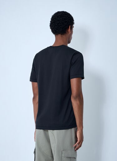 Logo Motif T-Shirt Stone Island Logo Motif T-Shirt Black sto0162009