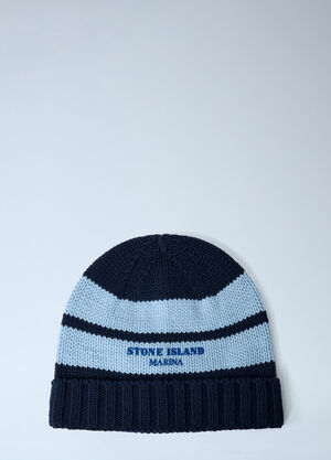 Stone Island Marina Beanie Hat Navy sto0162058