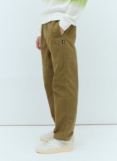 브러시 마감 비치 팬츠 Stüssy 브러시 마감 비치 팬츠 카키 sts0153010