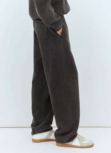 Faded Graphic Print Track Pants Stüssy Faded Graphic Print Track Pants Dark Grey sts0158013